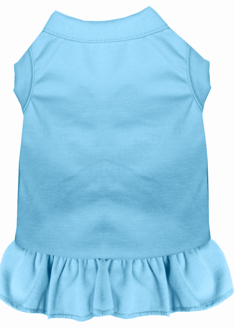 Plain Pet Dress Baby Blue XXL